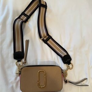 Marc Jacobs Beige Crossbody Bag, The Snapshot